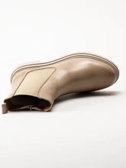 Rosa Negra - Beige boots i skinn