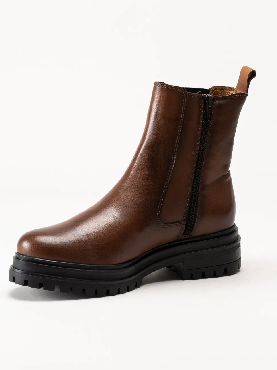 Rosa Negra - Bruna boots i skinn