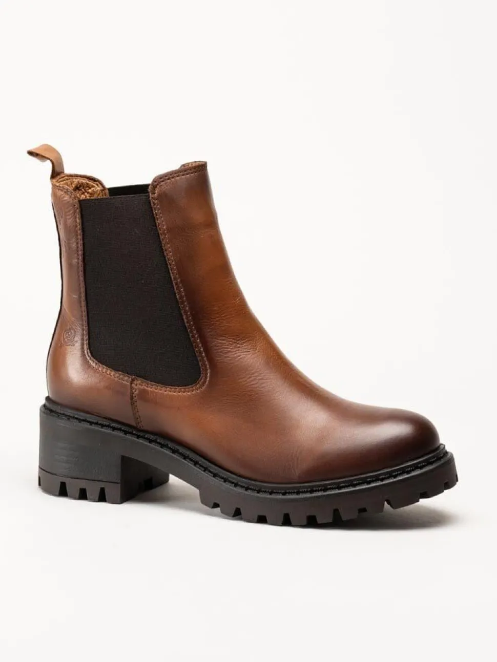 Rosa Negra - Bruna chelsea boots i skinn
