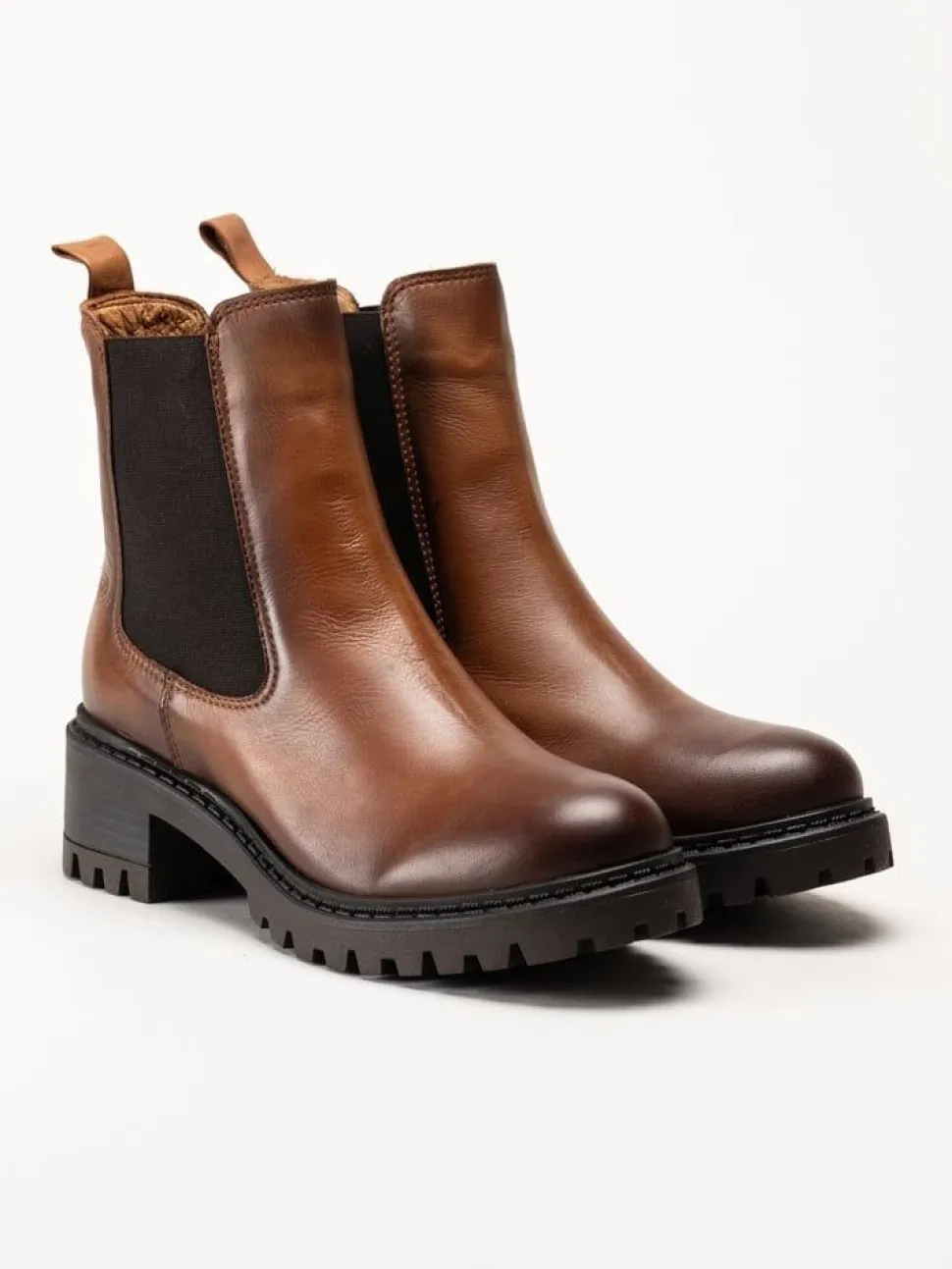 Rosa Negra - Bruna chelsea boots i skinn