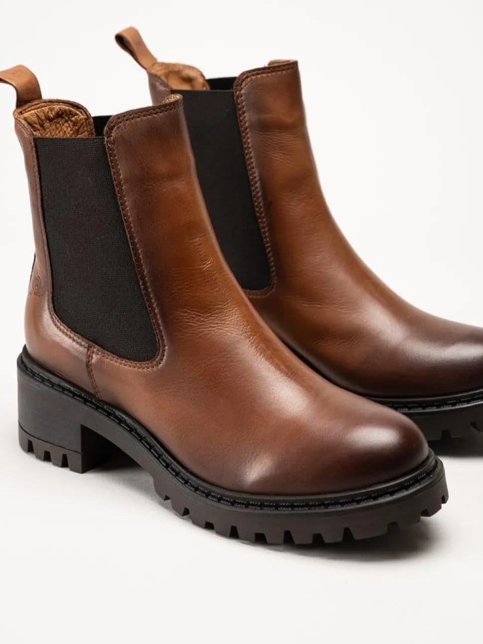 Rosa Negra - Bruna chelsea boots i skinn