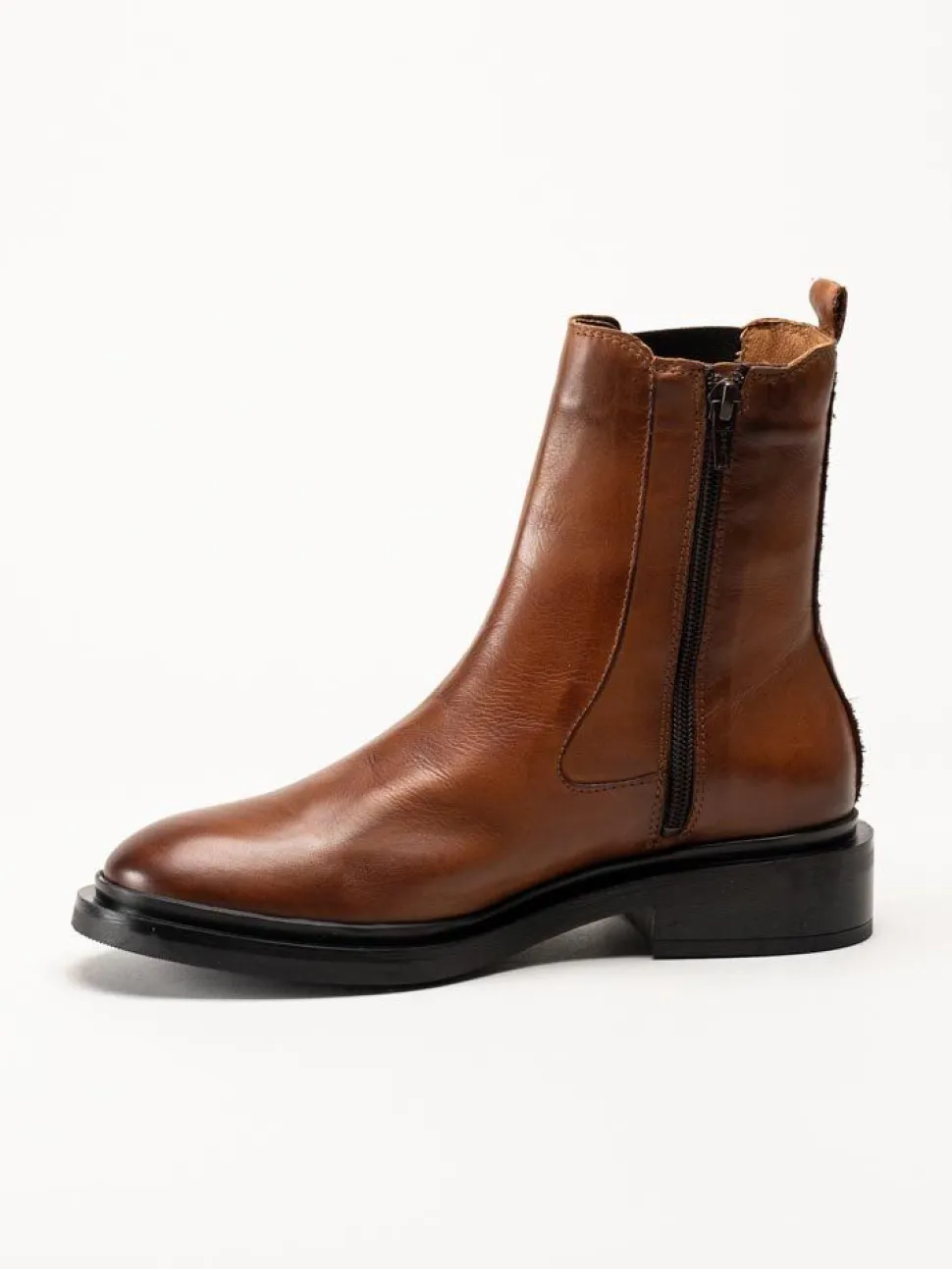 Rosa Negra - Bruna chelsea boots i skinn