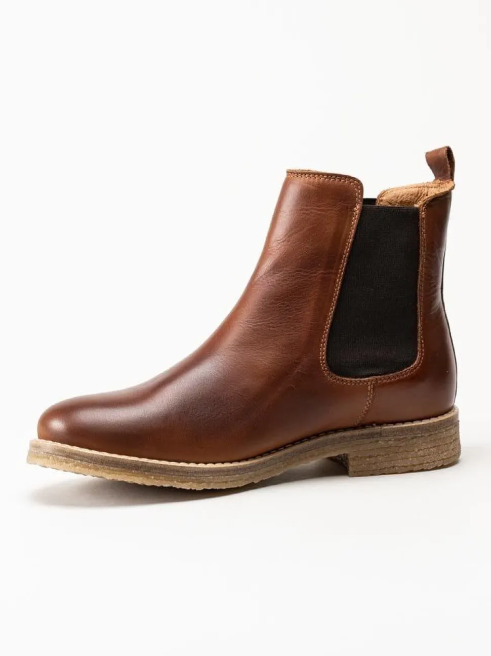 Rosa Negra - Bruna chelsea boots i skinn