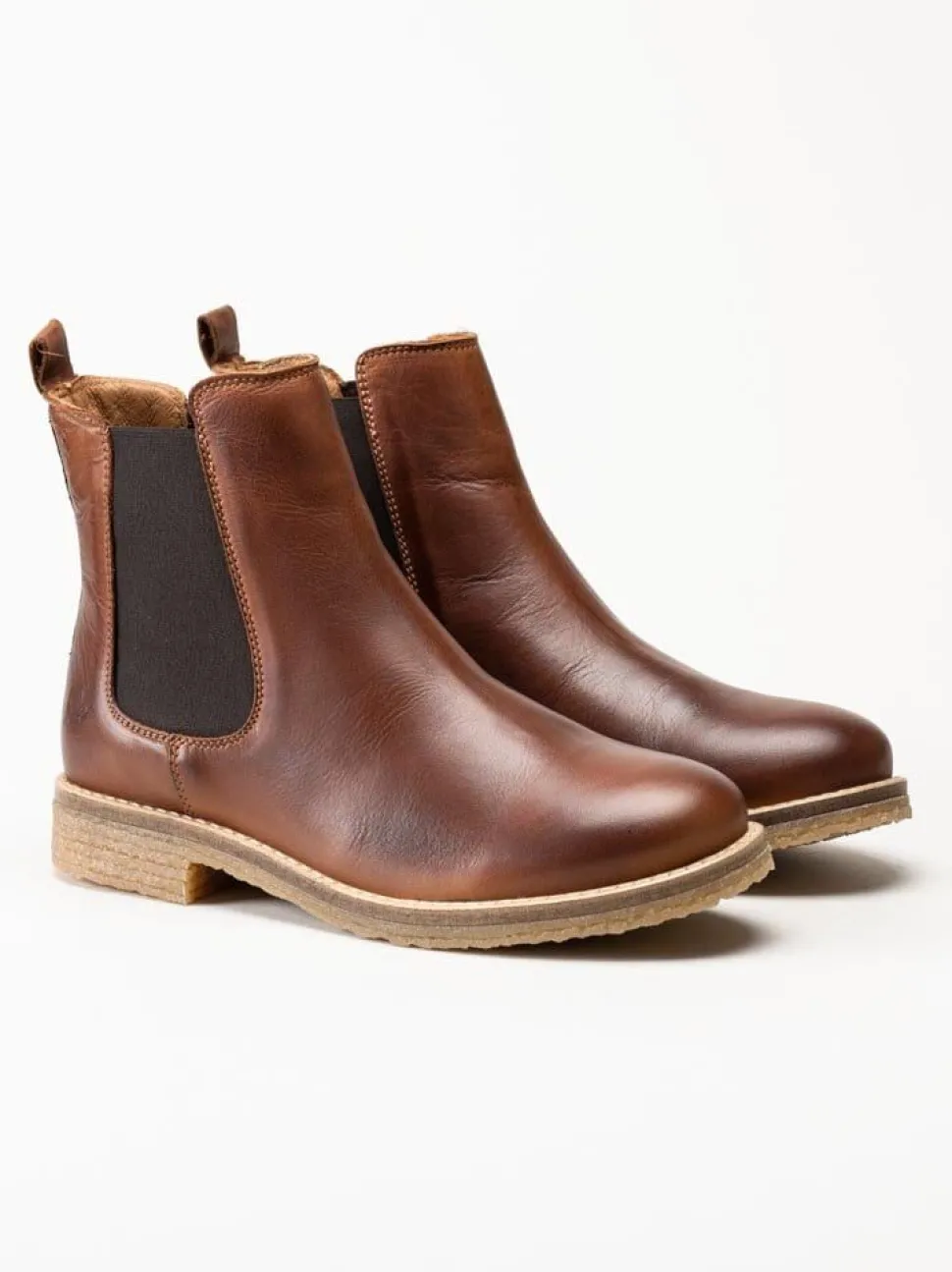 Rosa Negra - Bruna chelsea boots i skinn
