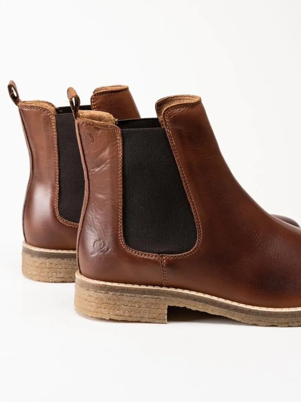 Rosa Negra - Bruna chelsea boots i skinn