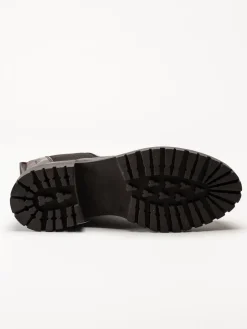 Rosa Negra - Mörkbruna boots i skinn