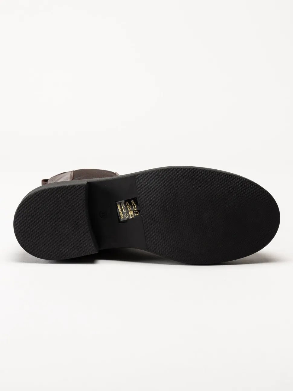 Rosa Negra - Mörkbruna chelsea boots i skinn