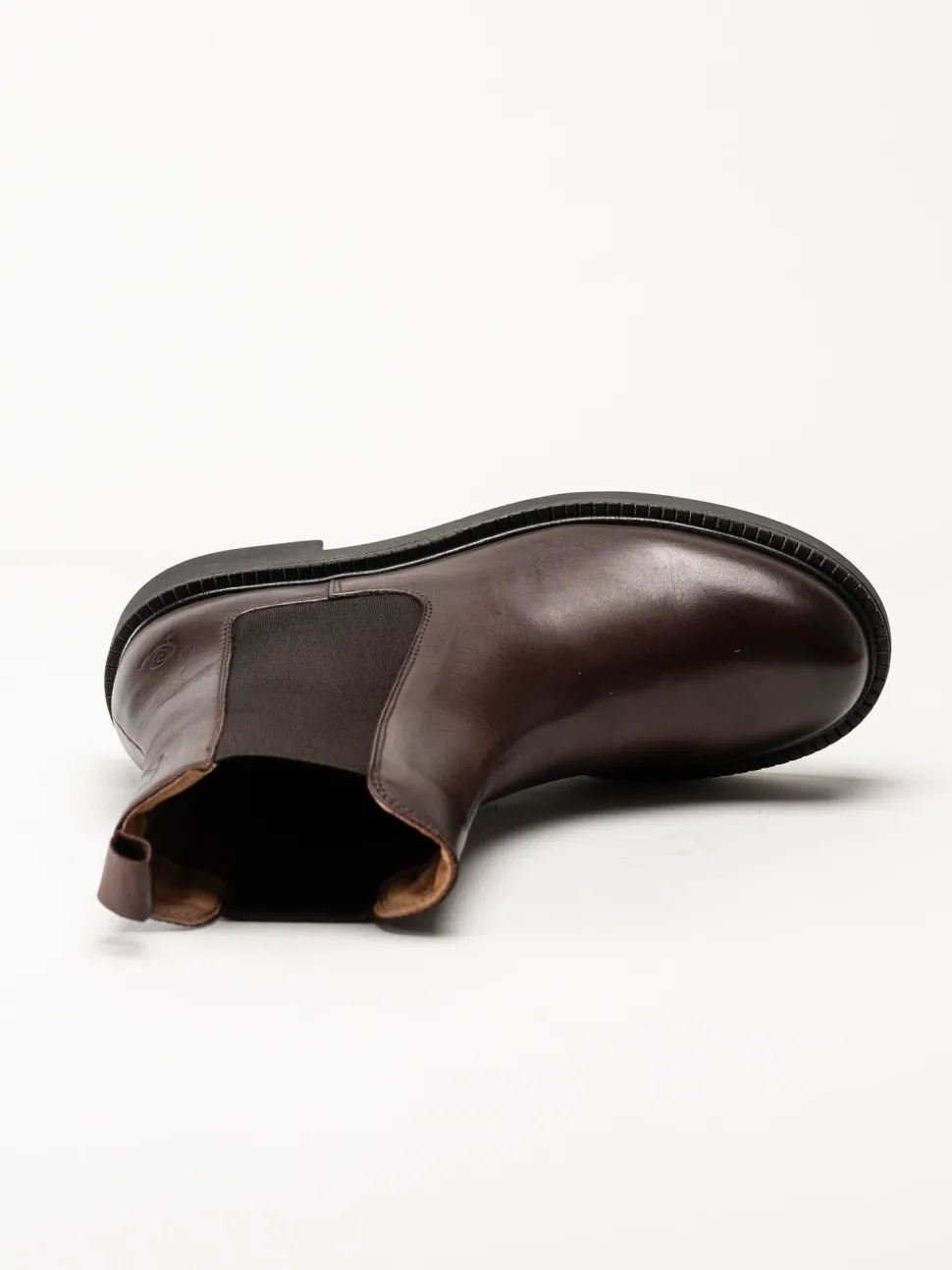Rosa Negra - Mörkbruna chelsea boots i skinn