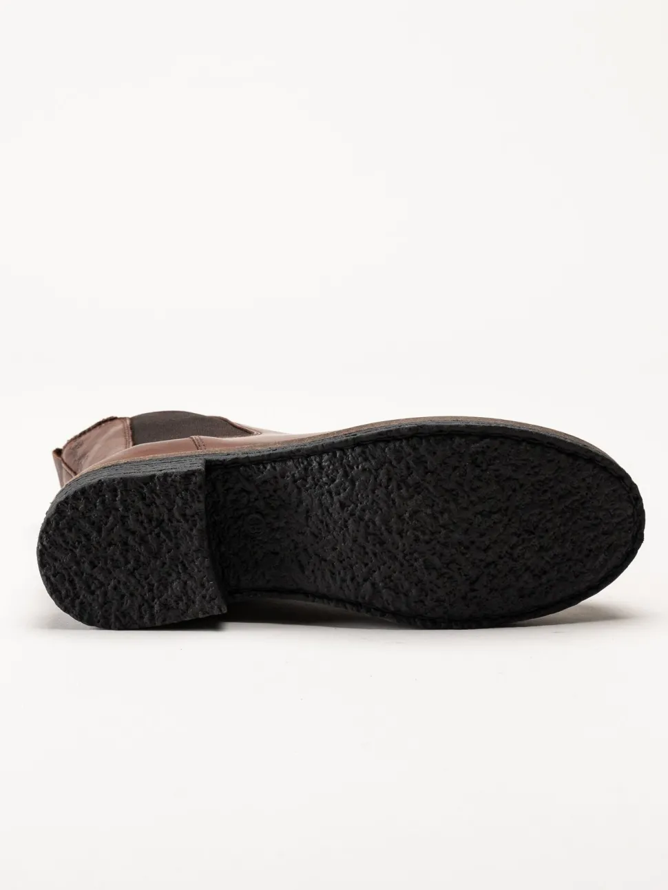 Rosa Negra - Mörkbruna ullfodrade chelsea boots
