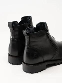 Rosa Negra - Svarta boots i skinn