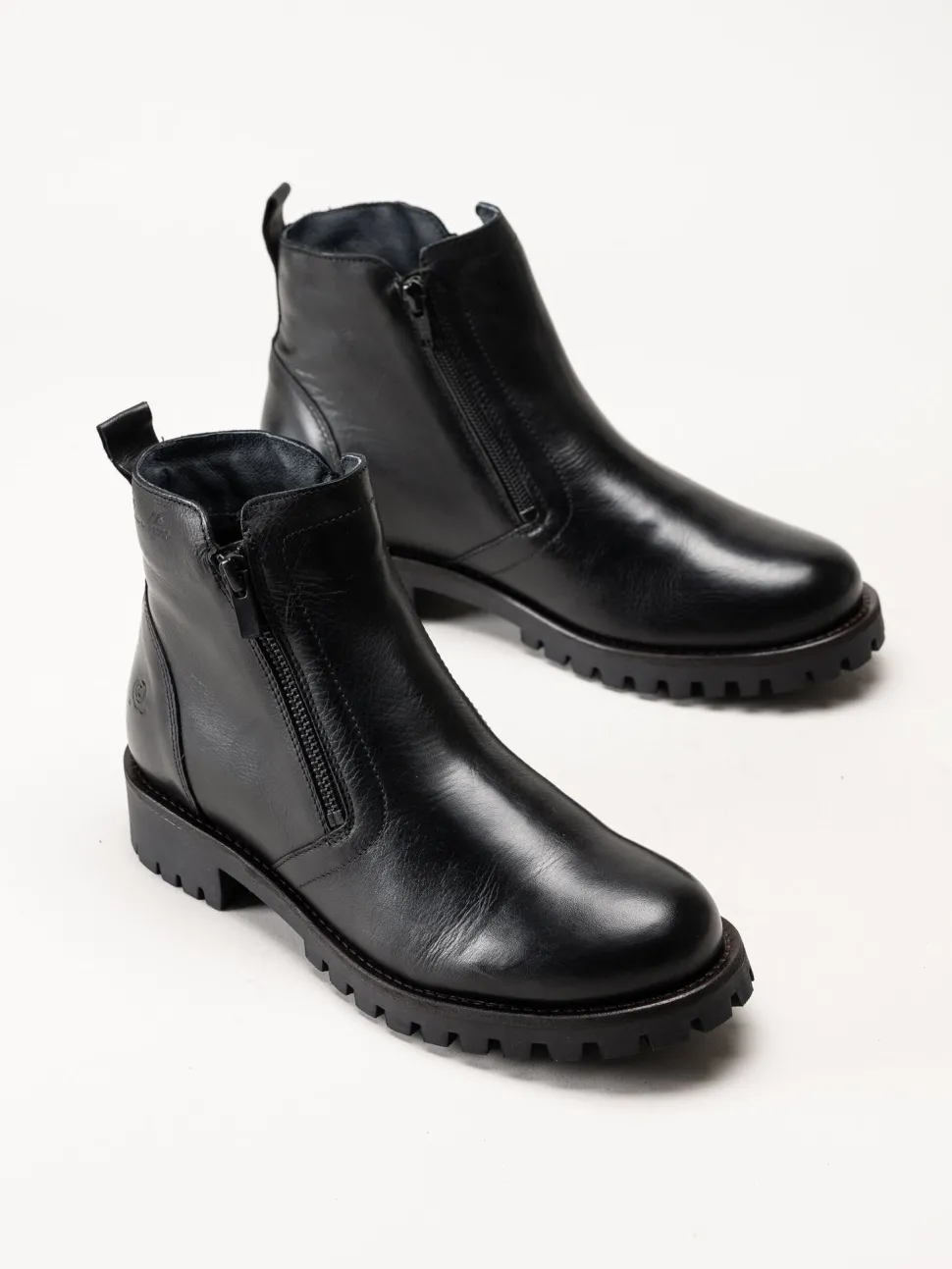Rosa Negra - Svarta boots i skinn