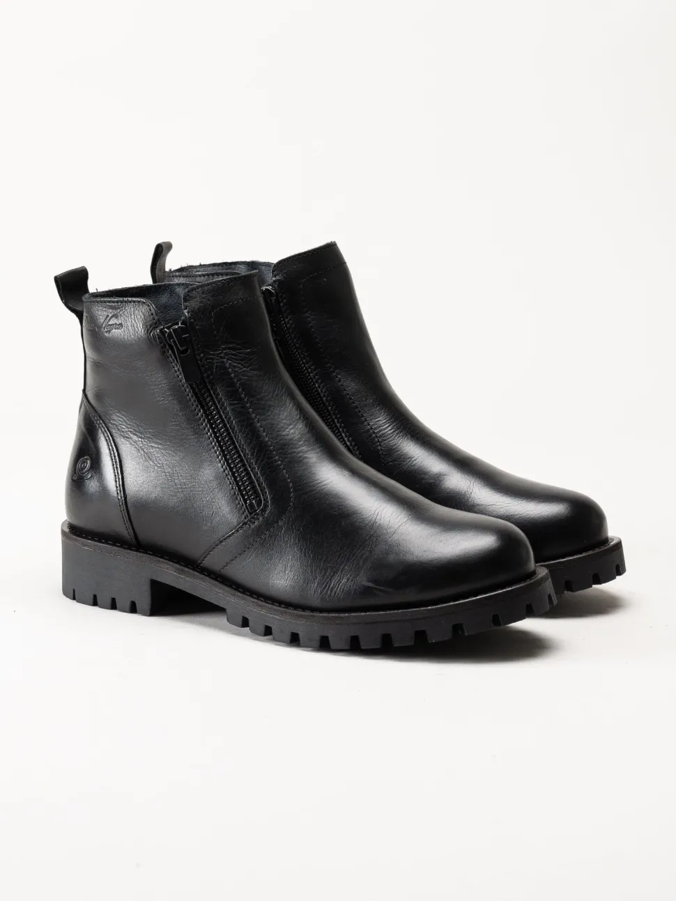 Rosa Negra - Svarta boots i skinn