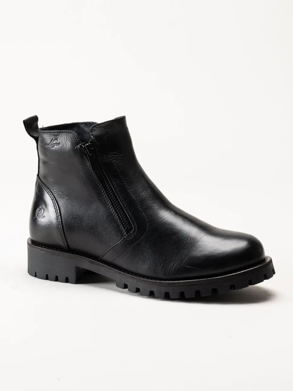 Rosa Negra - Svarta boots i skinn