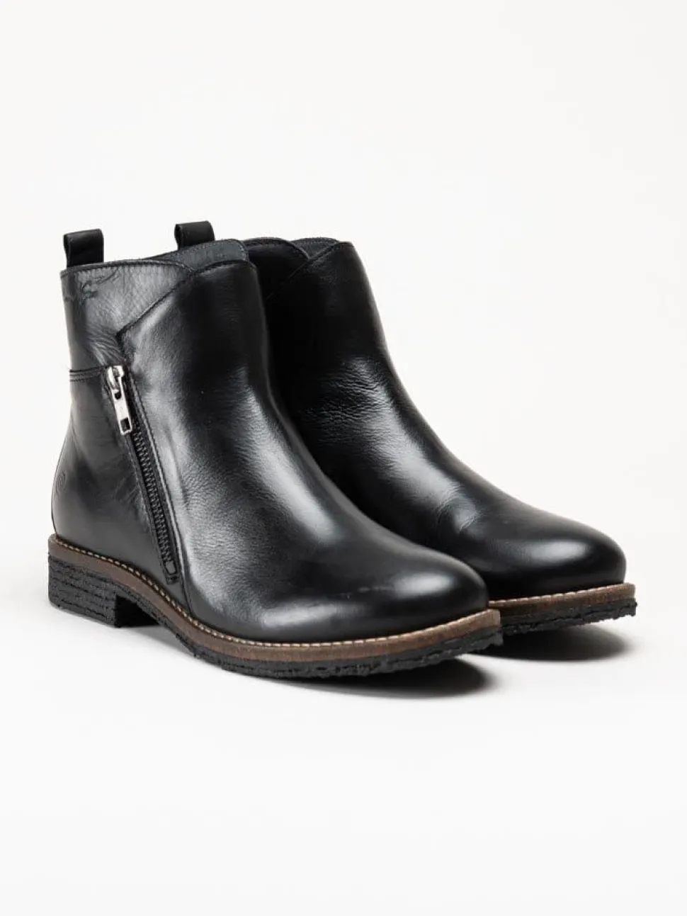 Rosa Negra - Svarta boots i skinn