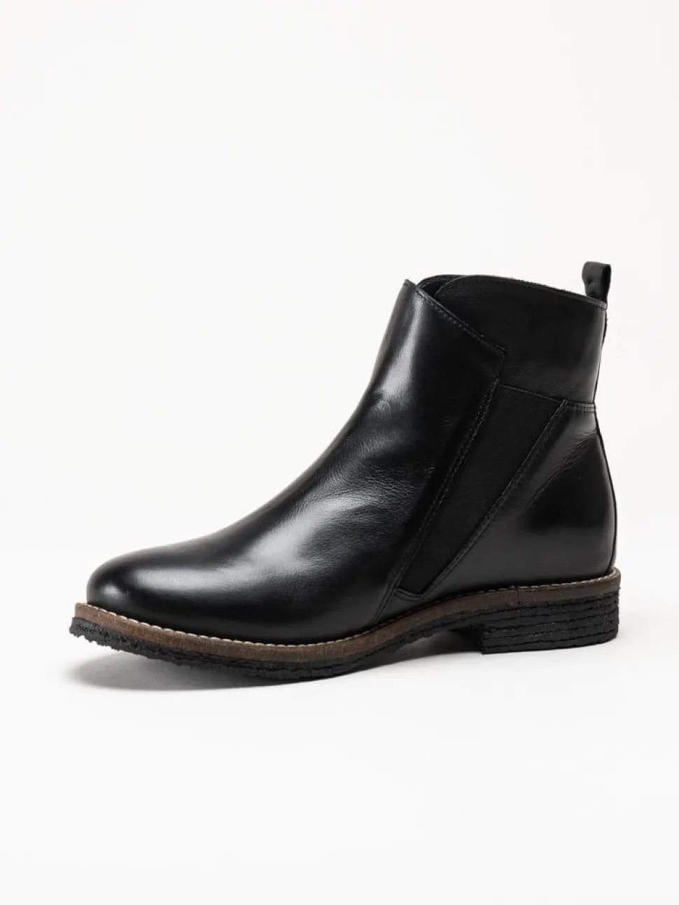 Rosa Negra - Svarta boots i skinn