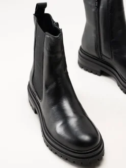 Rosa Negra - Svarta boots i skinn