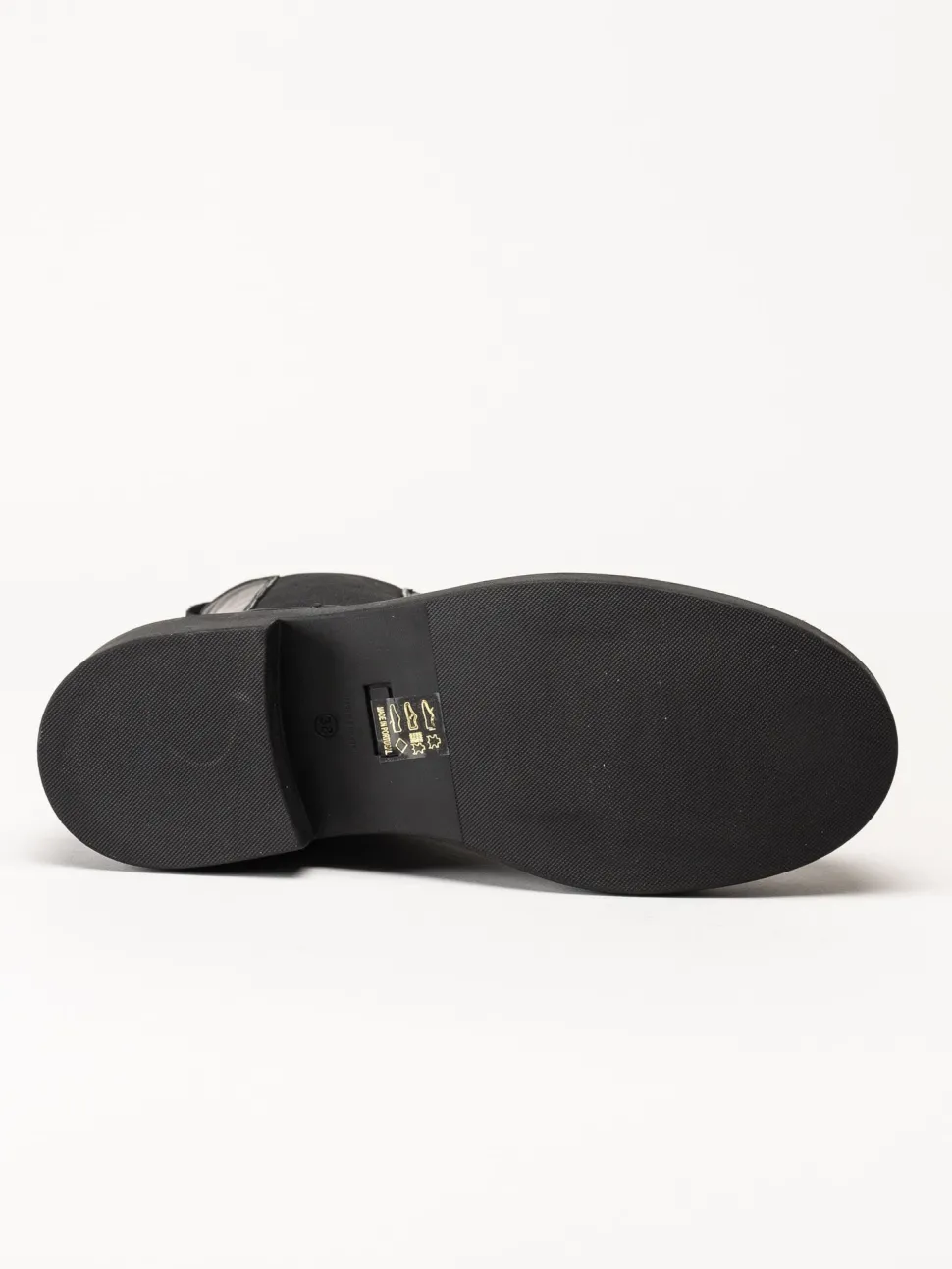 Rosa Negra - Svarta chelsea boots i skinn