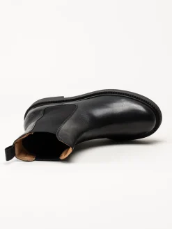 Rosa Negra - Svarta chelsea boots i skinn