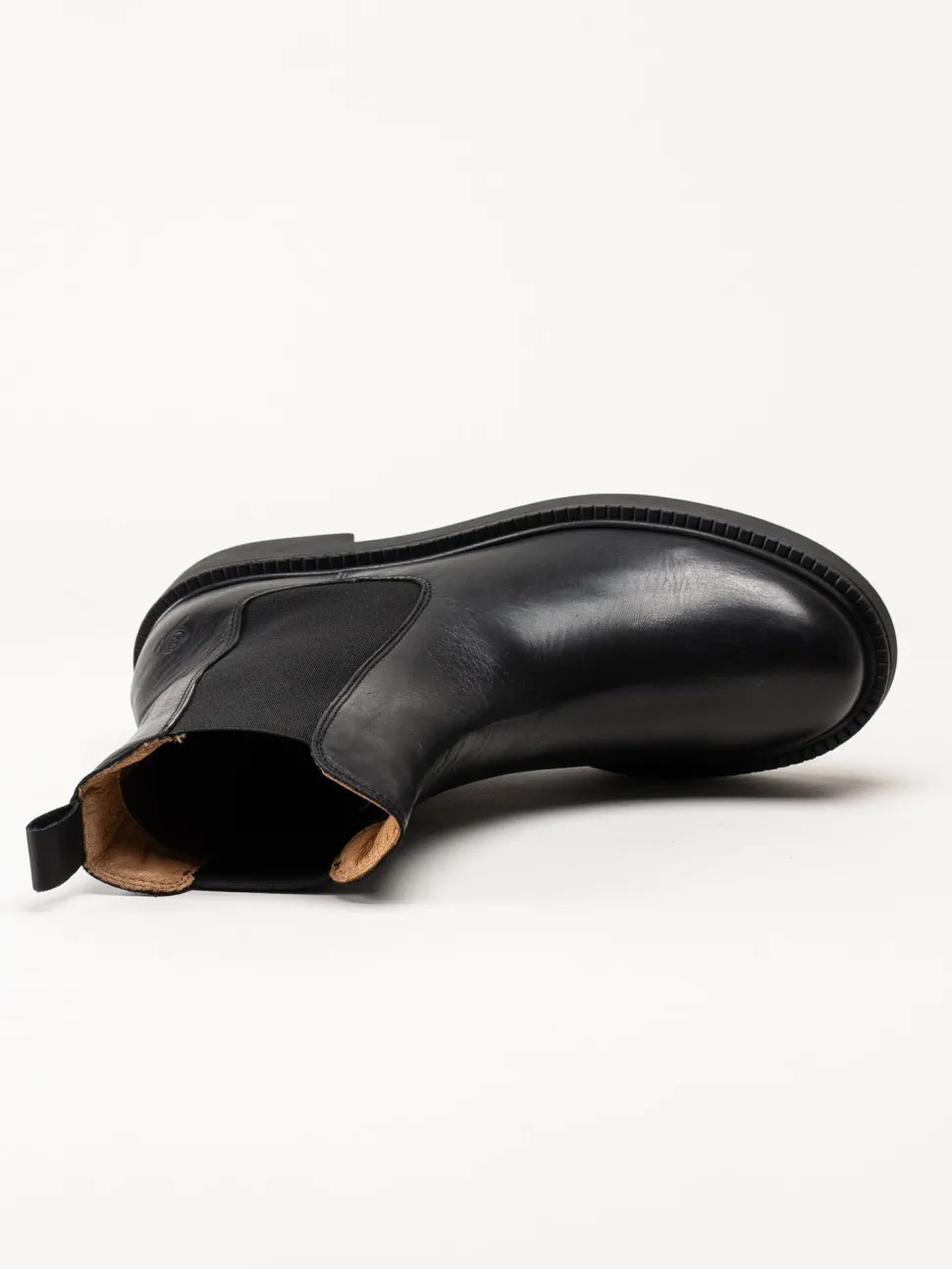 Rosa Negra - Svarta chelsea boots i skinn