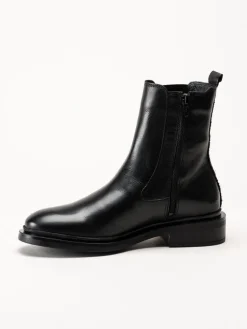 Rosa Negra - Svarta chelsea boots i skinn