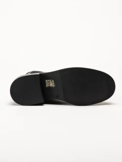 Rosa Negra - Svarta chelsea boots i skinn