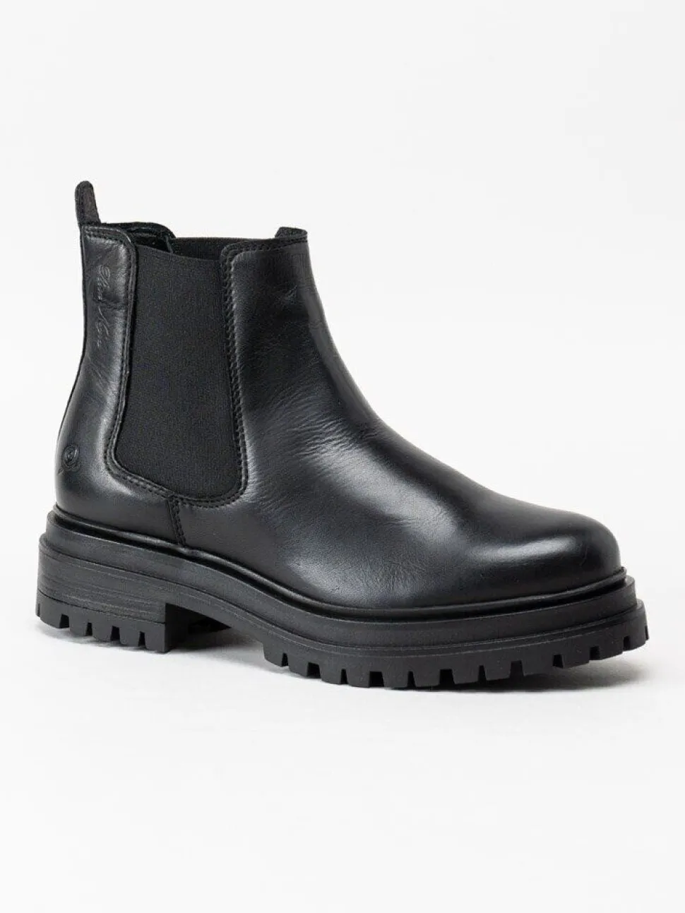 Rosa Negra - Svarta chelseaboots i skinn