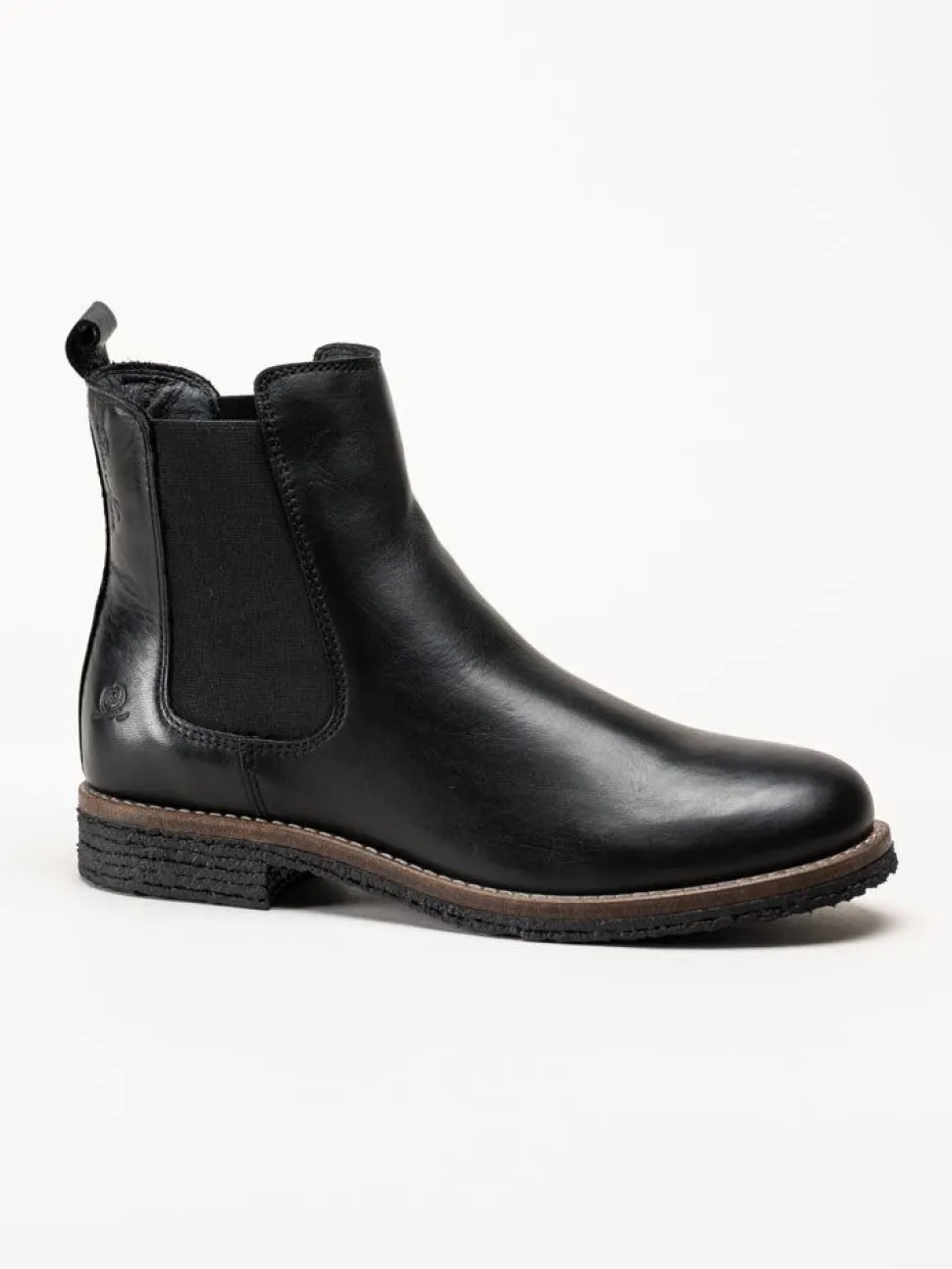 Rosa Negra - Svarta ullfodrade chelsea boots