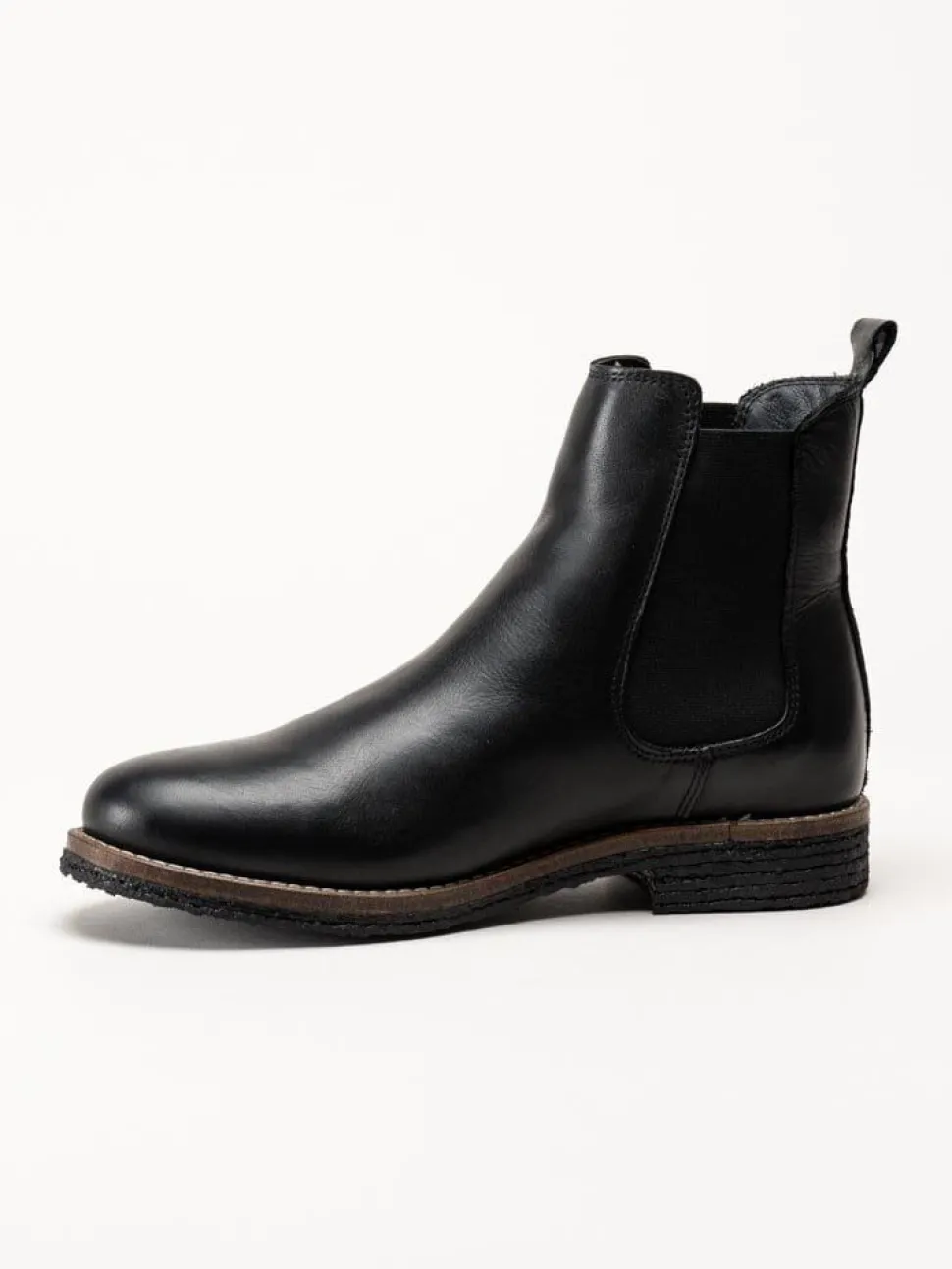 Rosa Negra - Svarta ullfodrade chelsea boots