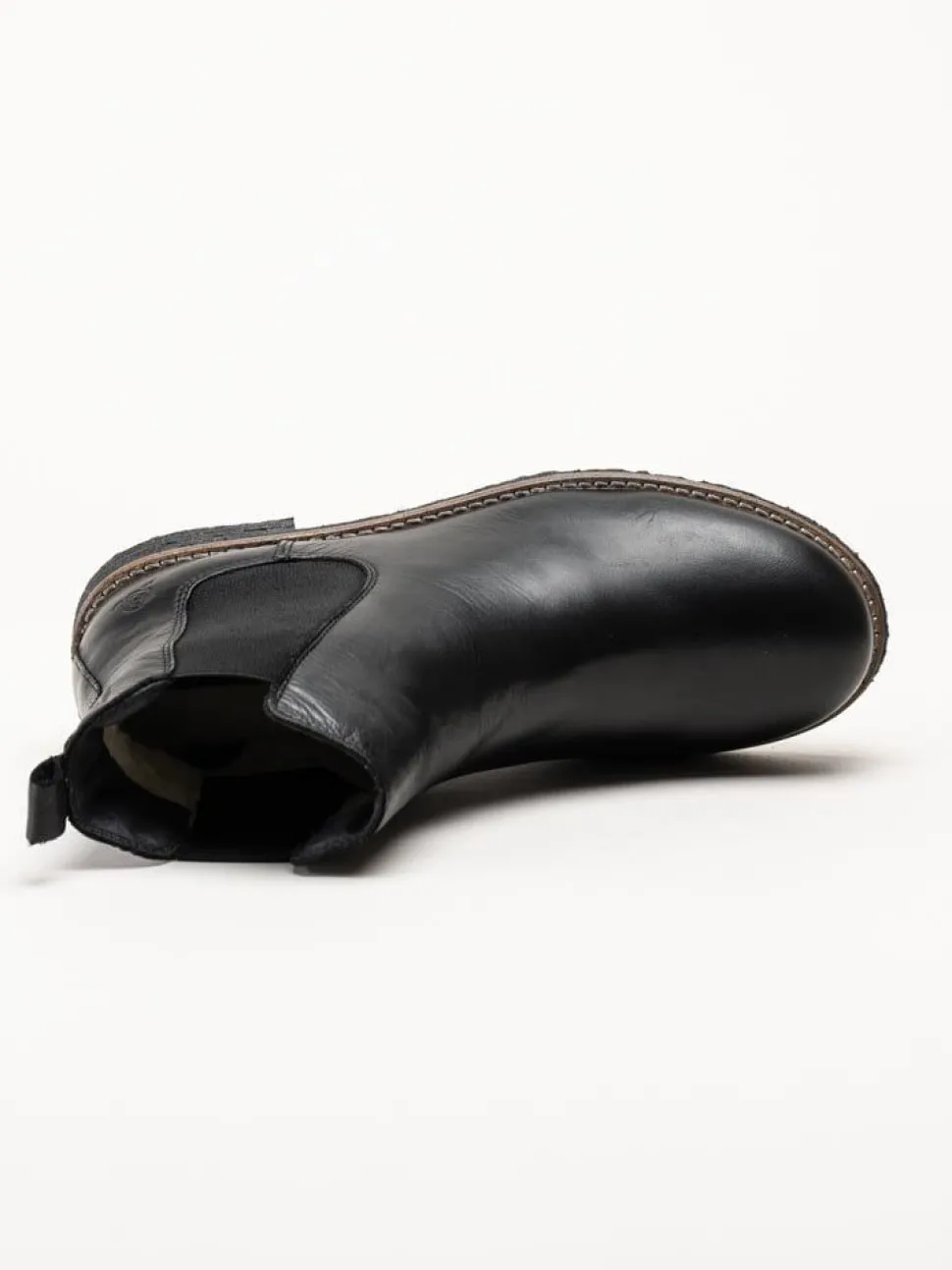 Rosa Negra - Svarta ullfodrade chelsea boots