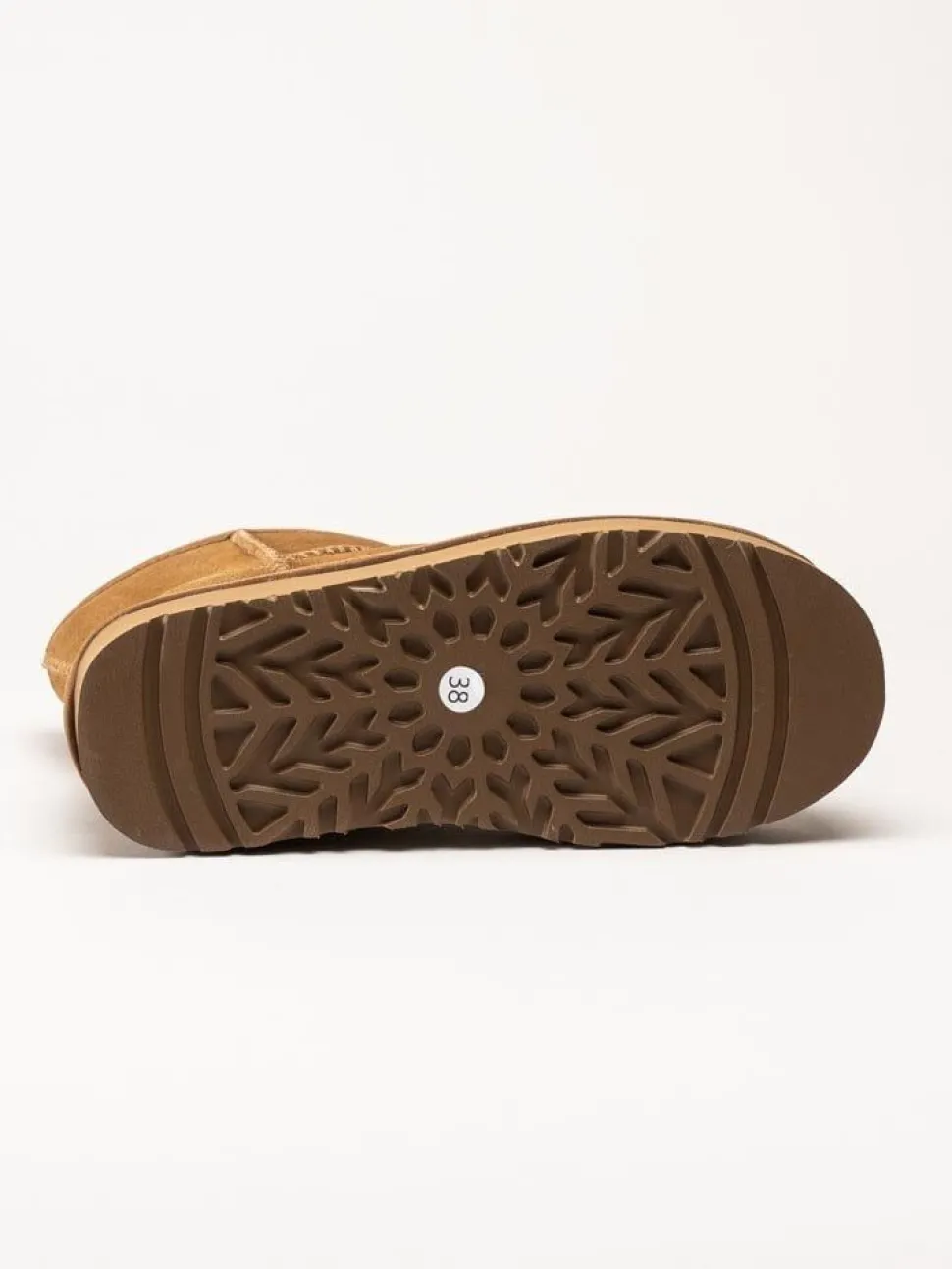 Rugged Gear - Bondi Low plateau - Ljusbruna ullfodrade boots i mocka