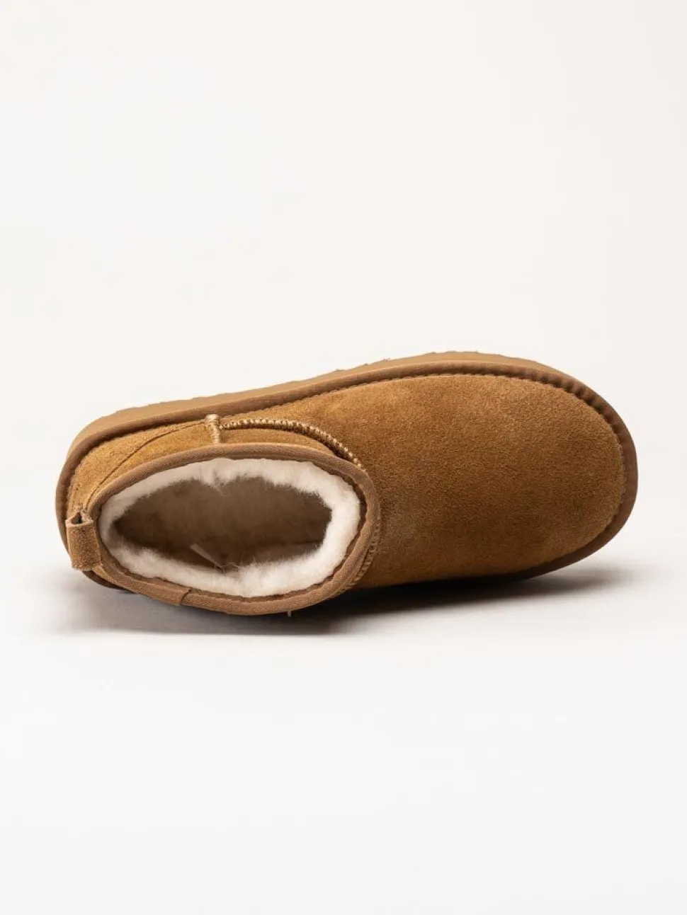 Rugged Gear - Bondi Mini plateau - Ljusbruna ullfodrade låga boots