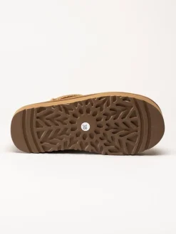 Rugged Gear - Bondi Mini plateau - Ljusbruna ullfodrade låga boots