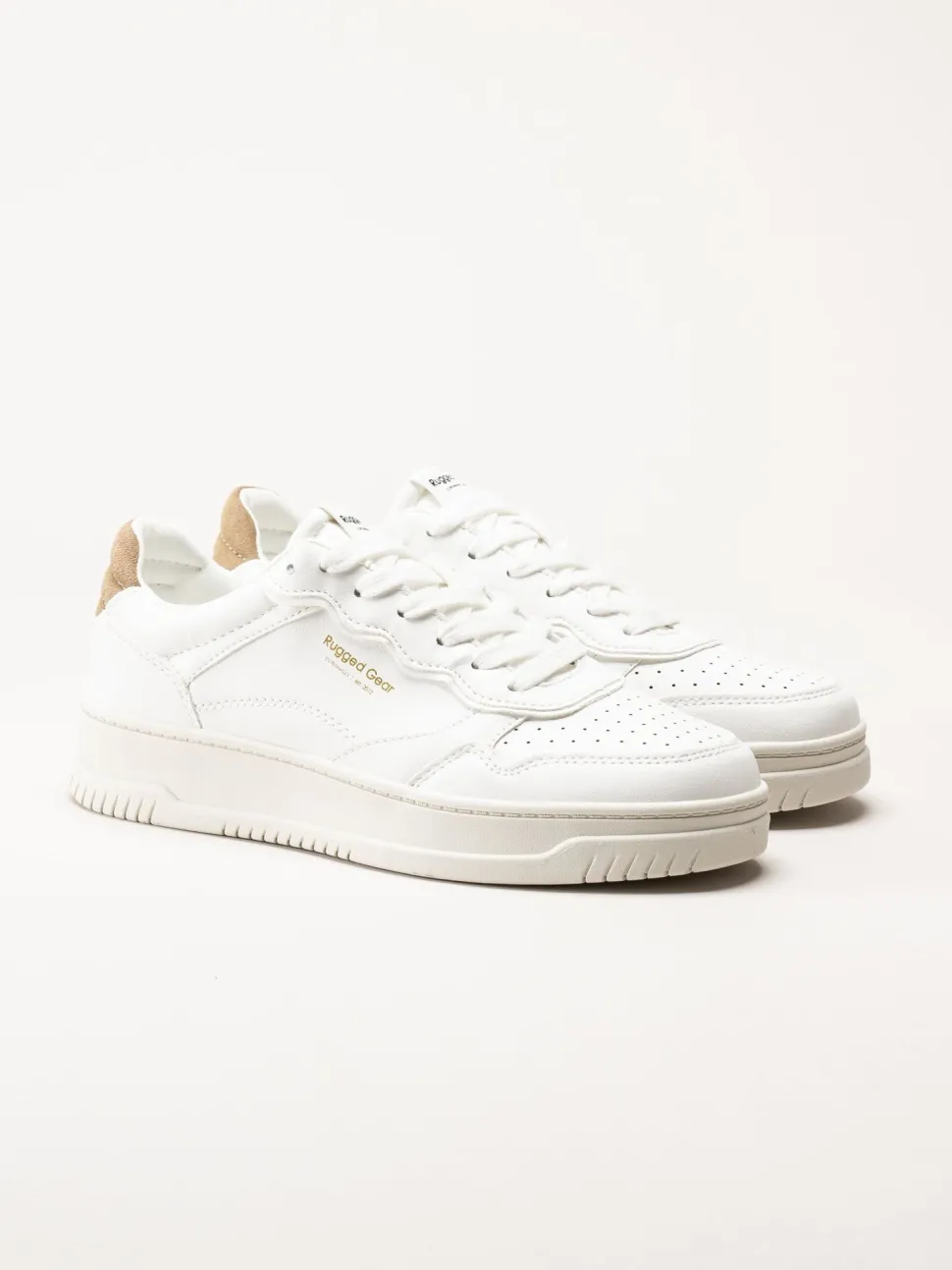 Rugged Gear - Simple White - Vita sneakers