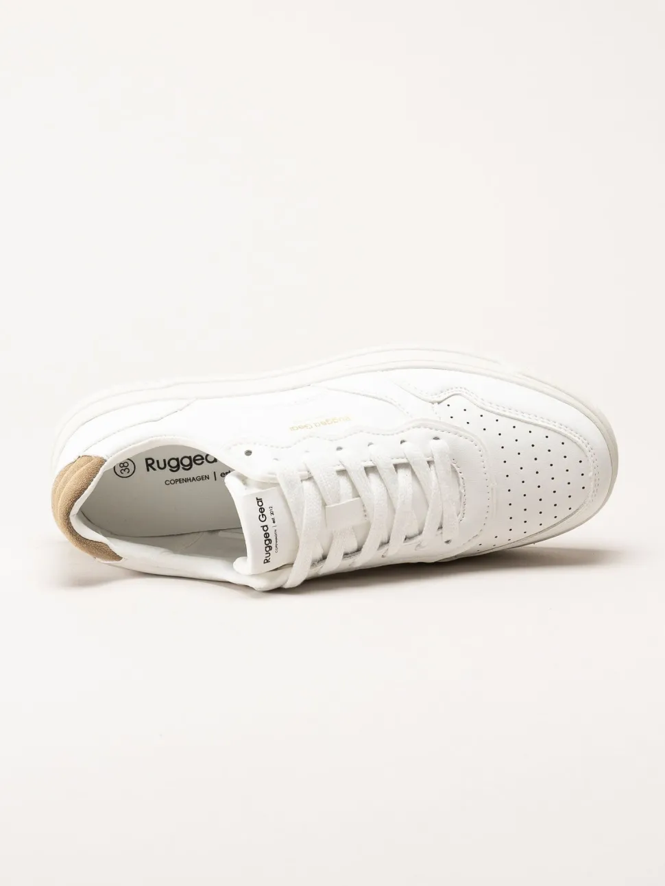 Rugged Gear - Simple White - Vita sneakers