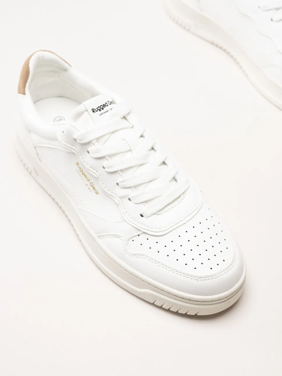 Rugged Gear - Simple White - Vita sneakers