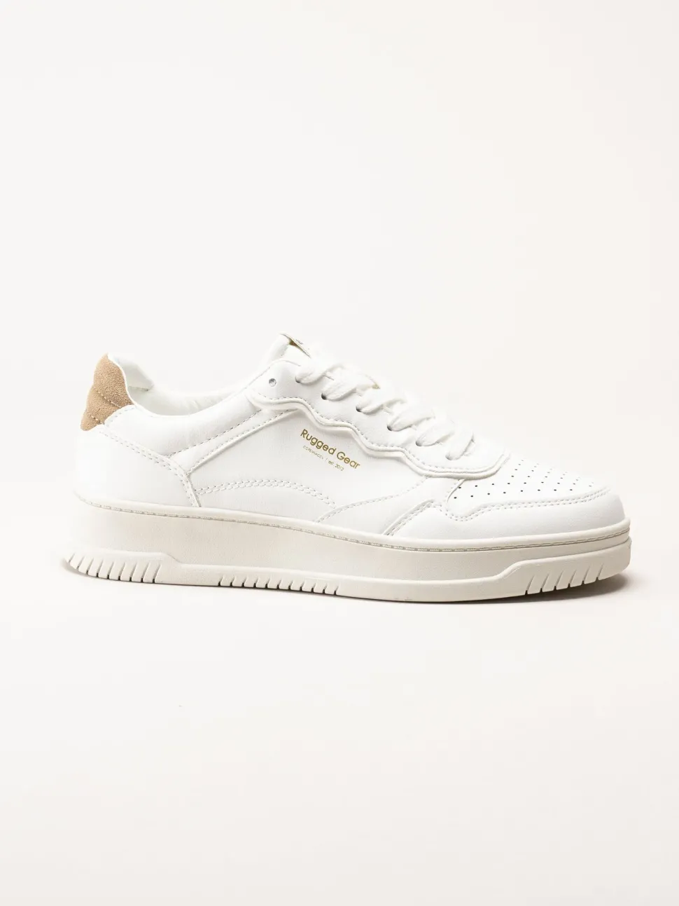 Rugged Gear - Simple White - Vita sneakers