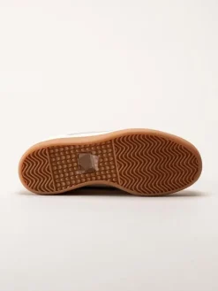 Rugged Gear - Vita retro sneakers i skinnimitation