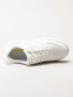 Rugged Gear - Vita sneakers i skinnimitation