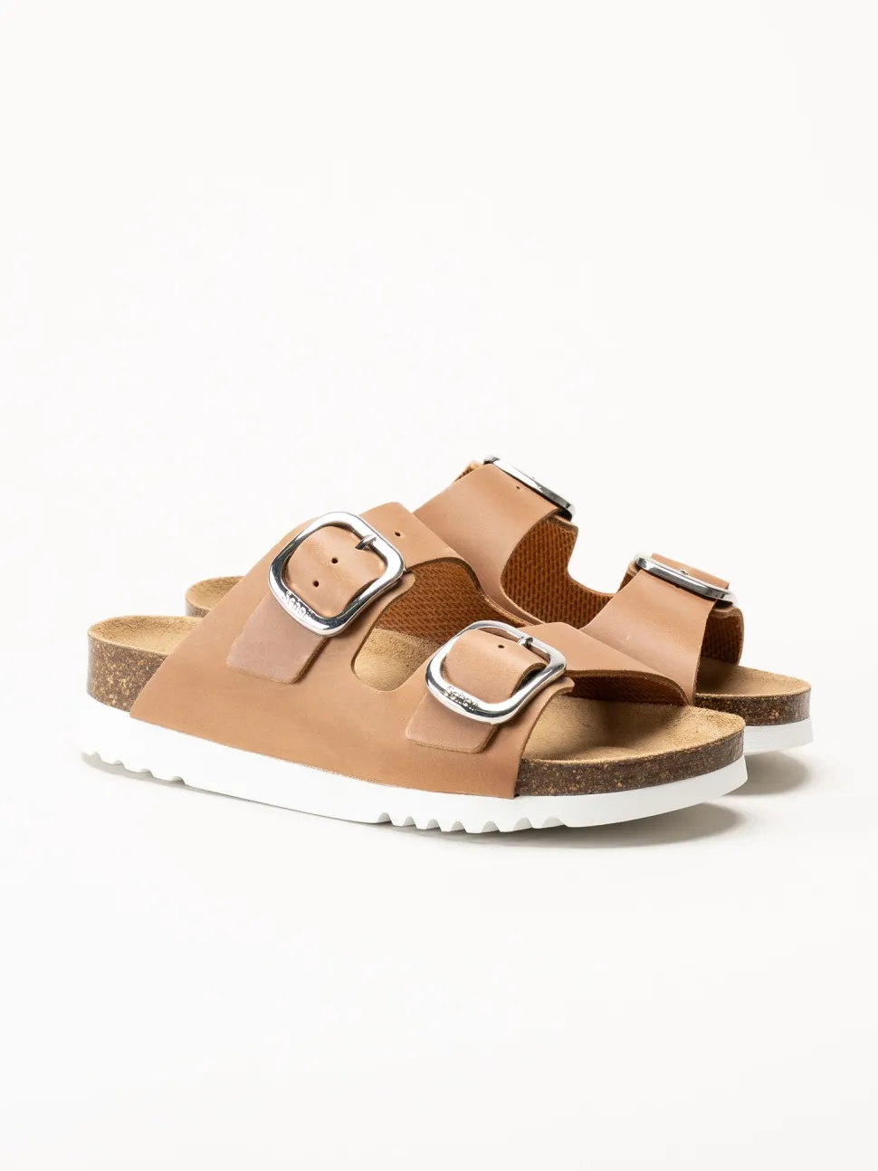 Scholl - Ilary 2 Strap - Bruna sandaler i oljat skinn