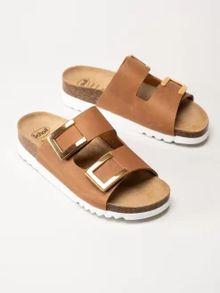 Scholl - Monterey - Ljusbruna sandaler