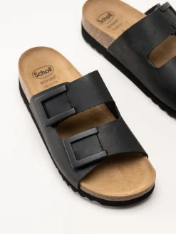 Scholl - Monterey 2 - Svarta slip in sandaler