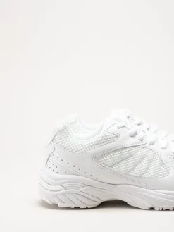 Scholl - New Sprinter - Vita sneakers i textil