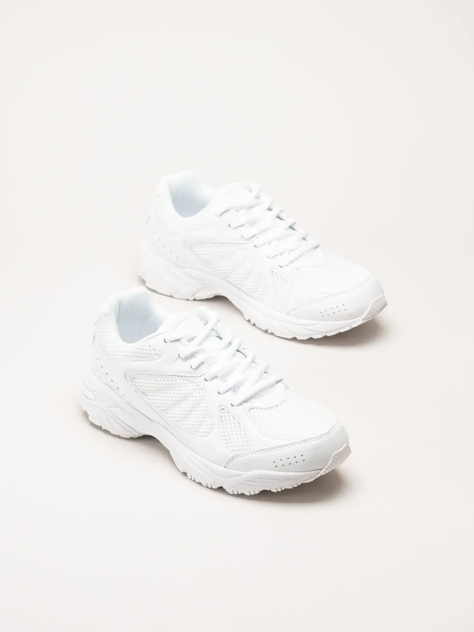 Scholl - New Sprinter - Vita sneakers i textil