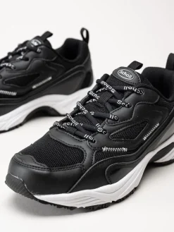Scholl - Sprinter Snap - Svarta sportskor i textil