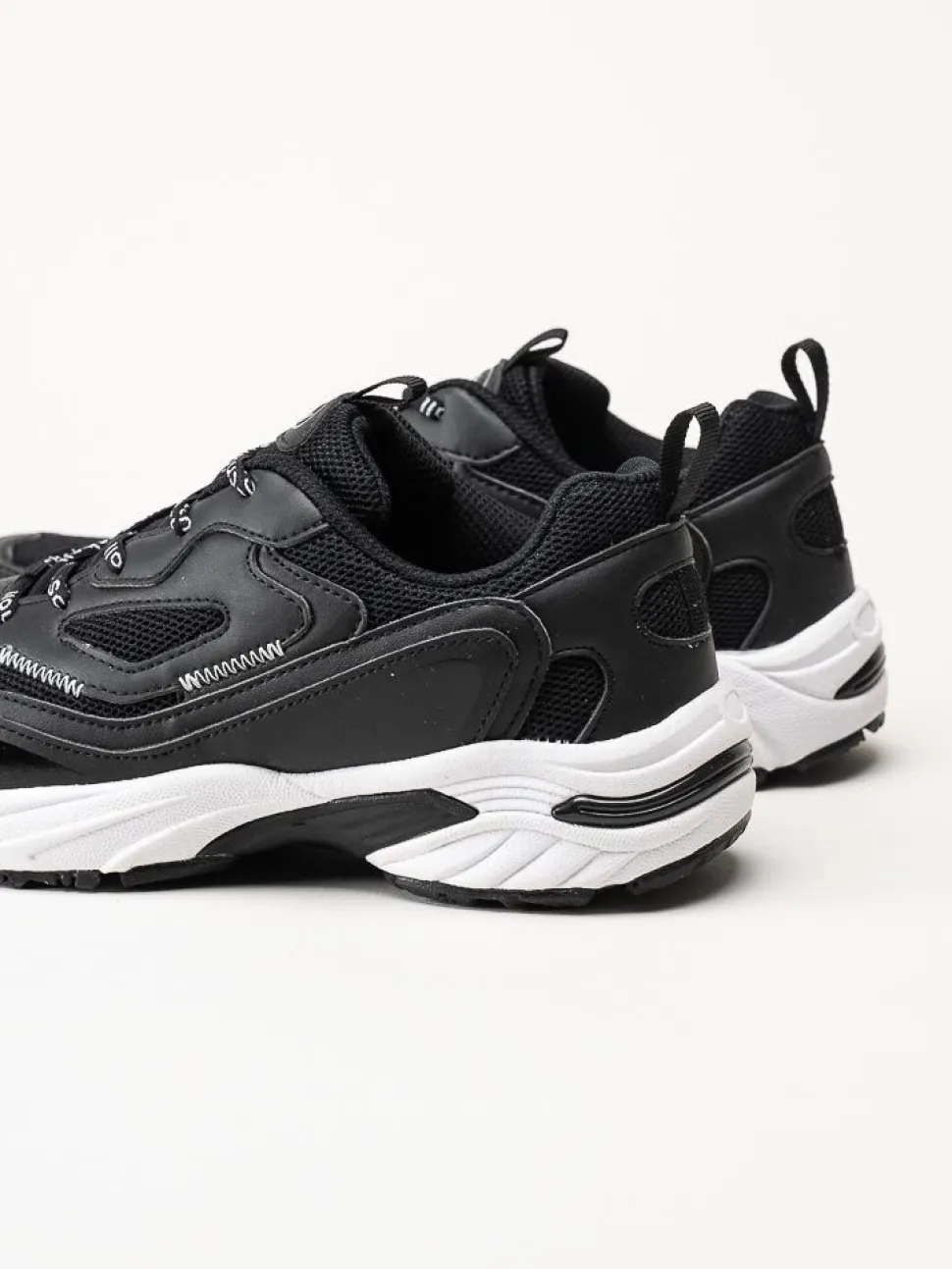 Scholl - Sprinter Snap - Svarta sportskor i textil