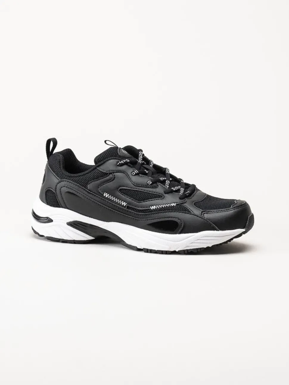 Scholl - Sprinter Snap - Svarta sportskor i textil