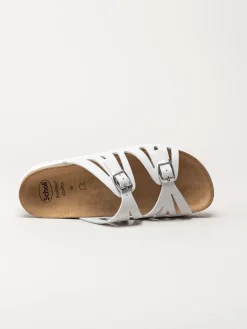 Scholl - Ystad - Off white slip in sandaler