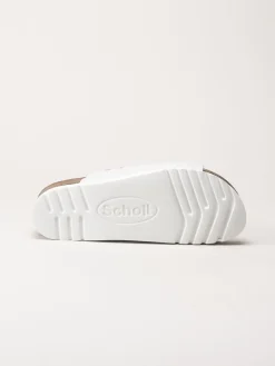 Scholl - Ystad - Off white slip in sandaler