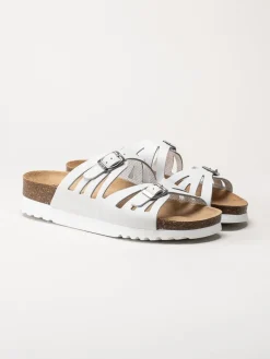 Scholl - Ystad - Off white slip in sandaler