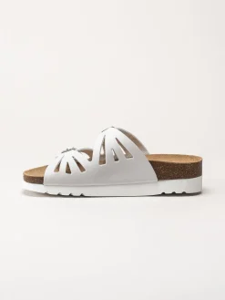 Scholl - Ystad - Off white slip in sandaler